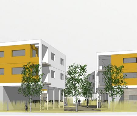 Construction de 20 logements collectifs répartis en 4 bâtiments - Résidence Pierre Loti à Aytré

Qualité : BBC