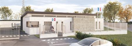Construction d'une caserne de gendarmerie comprenant une brigade territoriale et 10 logements de fonctions (2 T3 / 5 T4 / 3 T5).

 

Maitre